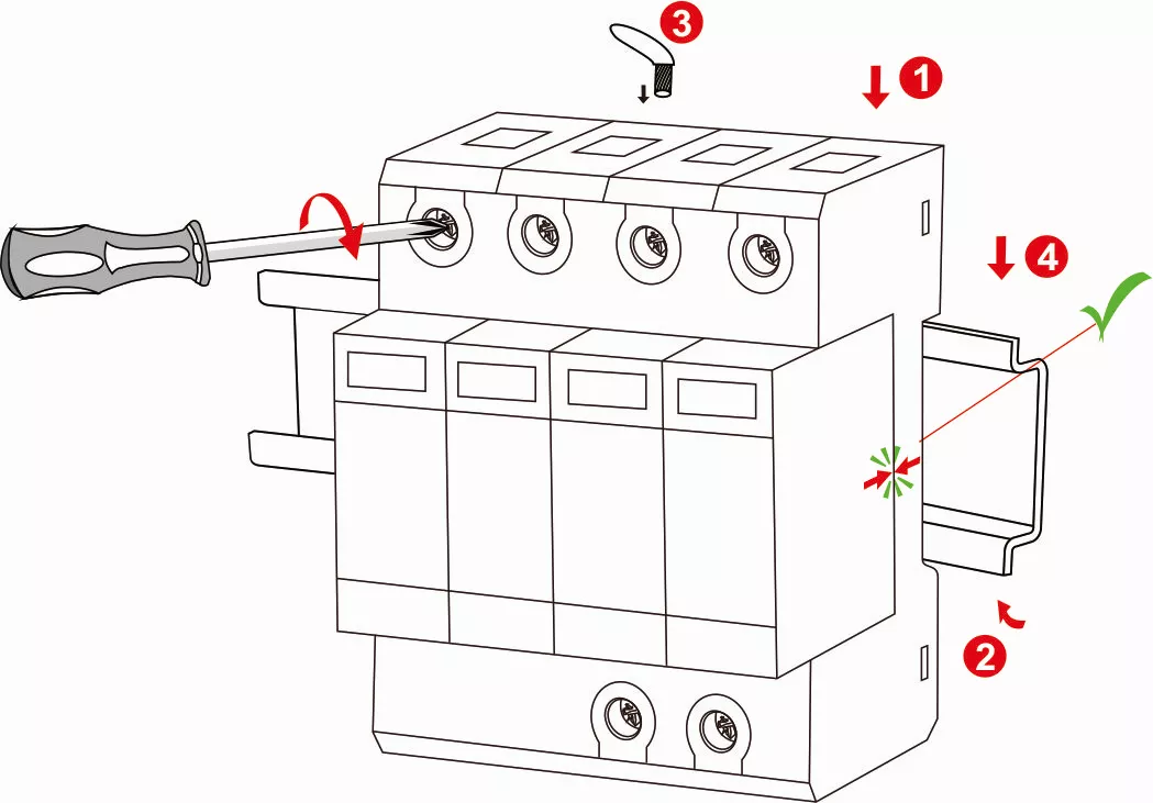 Installation Instruction AC SPD TRS30 B+C