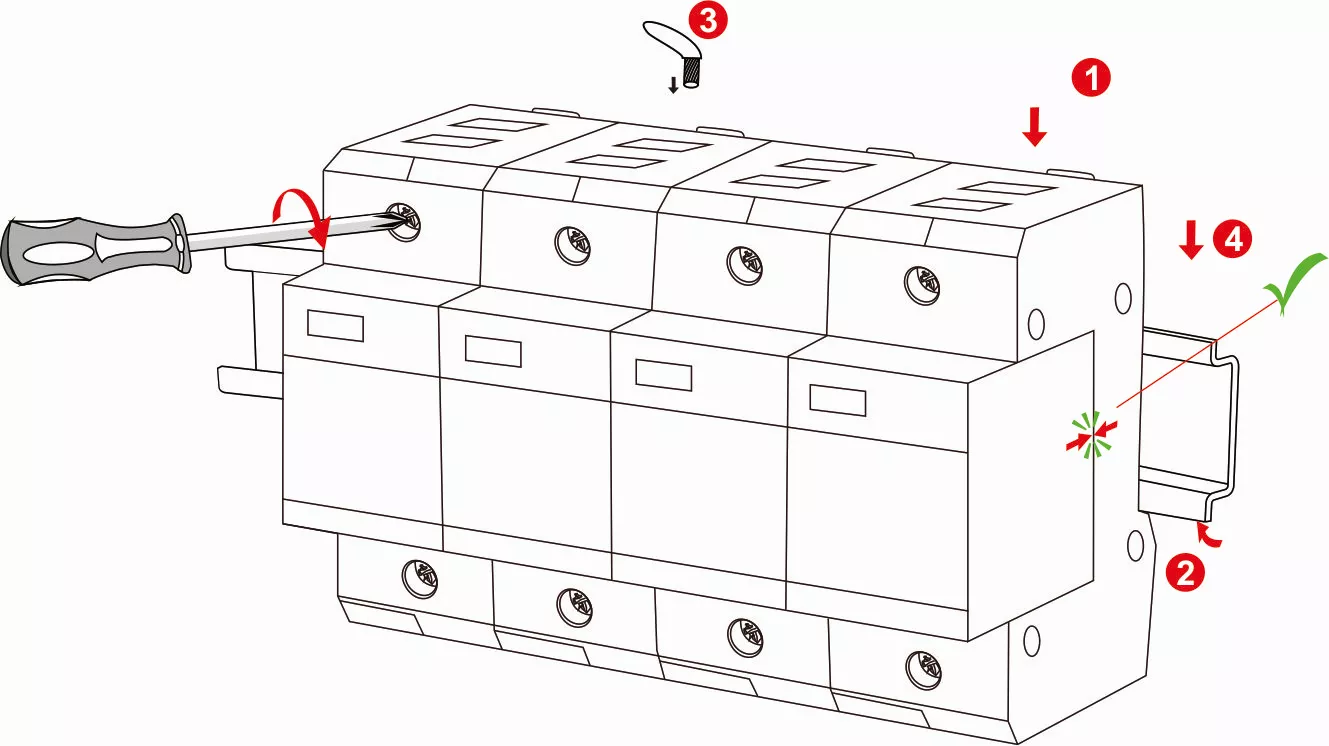 Installation Instruction AC SPD TRS9