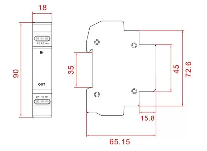 TRSS-485 Din Rail New