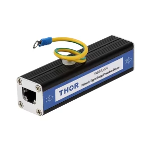4-Wire RJ45 Network SPD for Automation Systems, Low Clamp Voltage Lightning Arrester