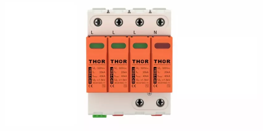 Surge protection device status indicator light