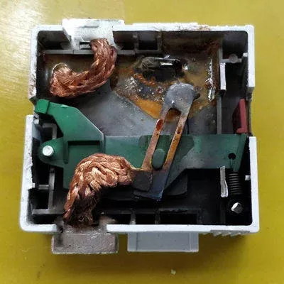 Internal View of a Failed SPD Module