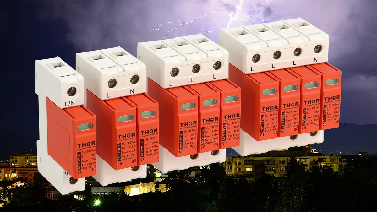 Pluggable modular surge protection device