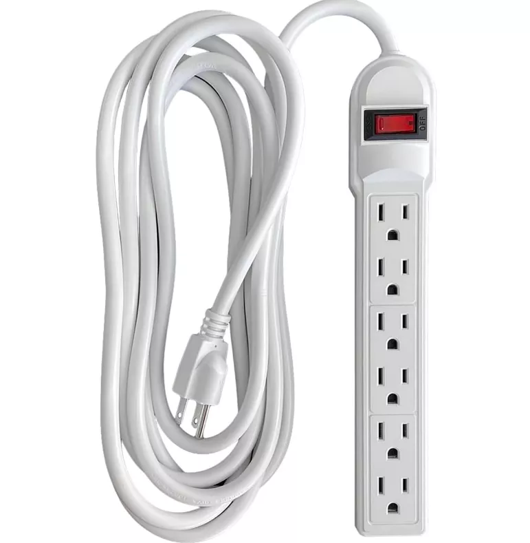 Power strip with surge suppression