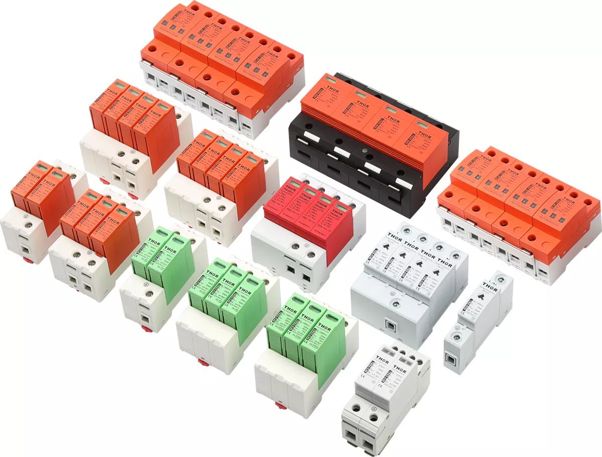 Thor Electric PV surge protection device product range IEC TUV certified