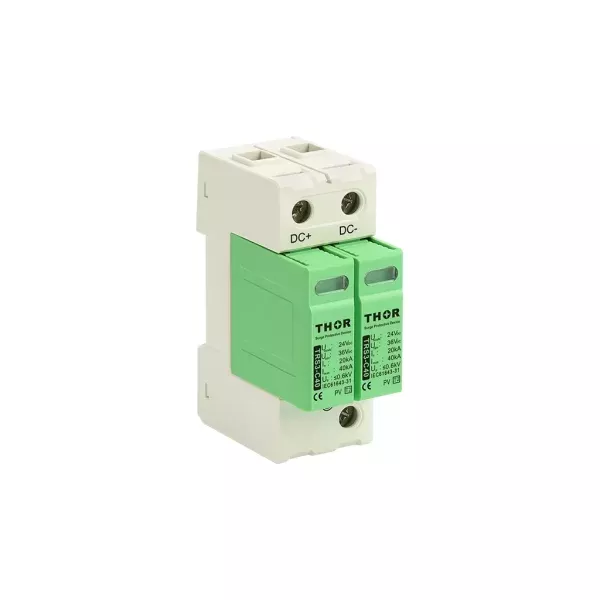 Thor TRS3-C40 PV Type 2 surge protection device for solar panel systems IEC 61643-31