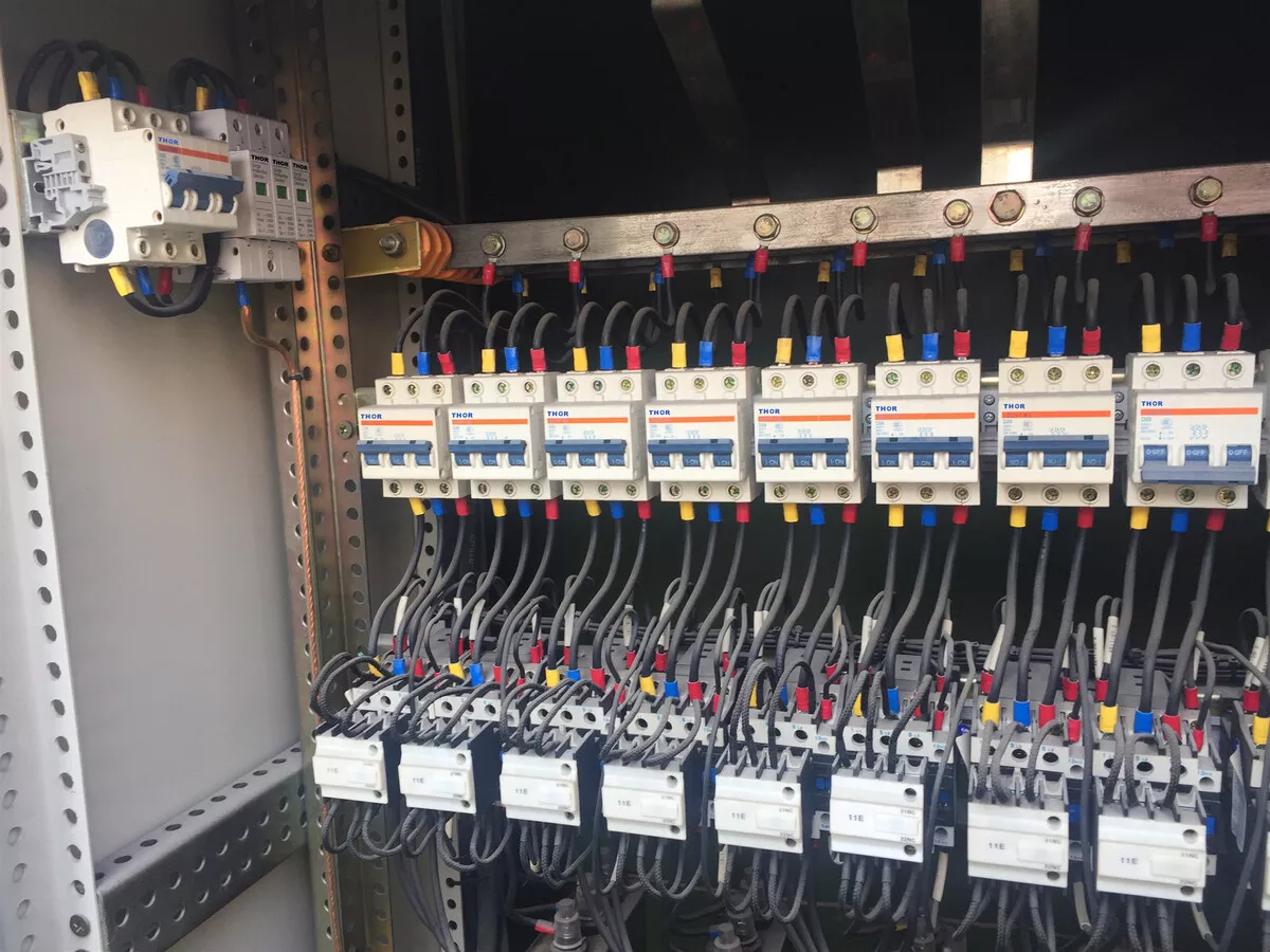 Thor Electric Type 2 SPD installed in industrial distribution board field deployment