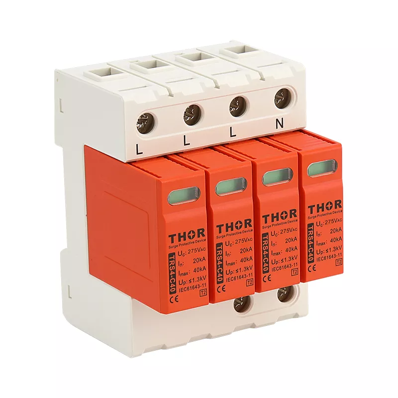 Thor TRS-C40 Type 2 AC SPD for LPZ0B to LPZ1 lightning protection zone boundary