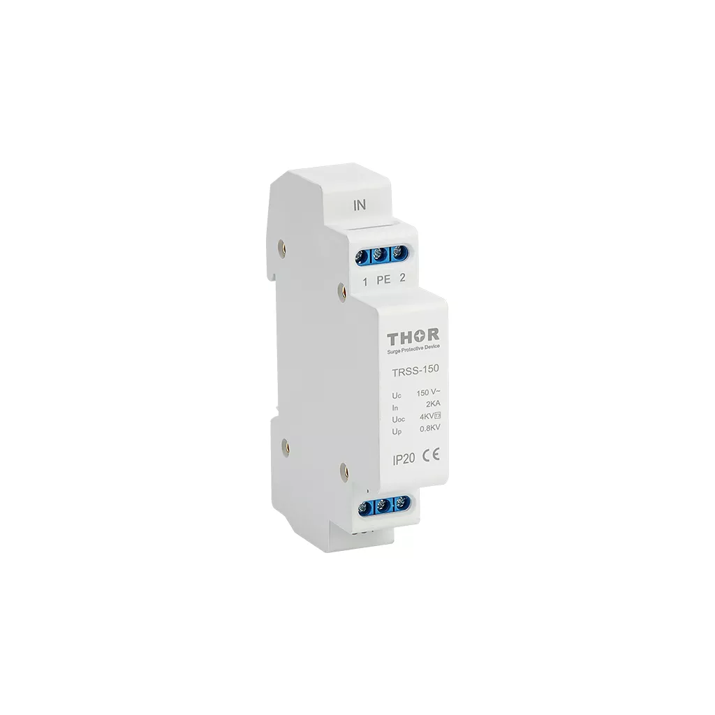 THOR TRSS-150 Type 3 AC surge protection device with DIN rail mounting