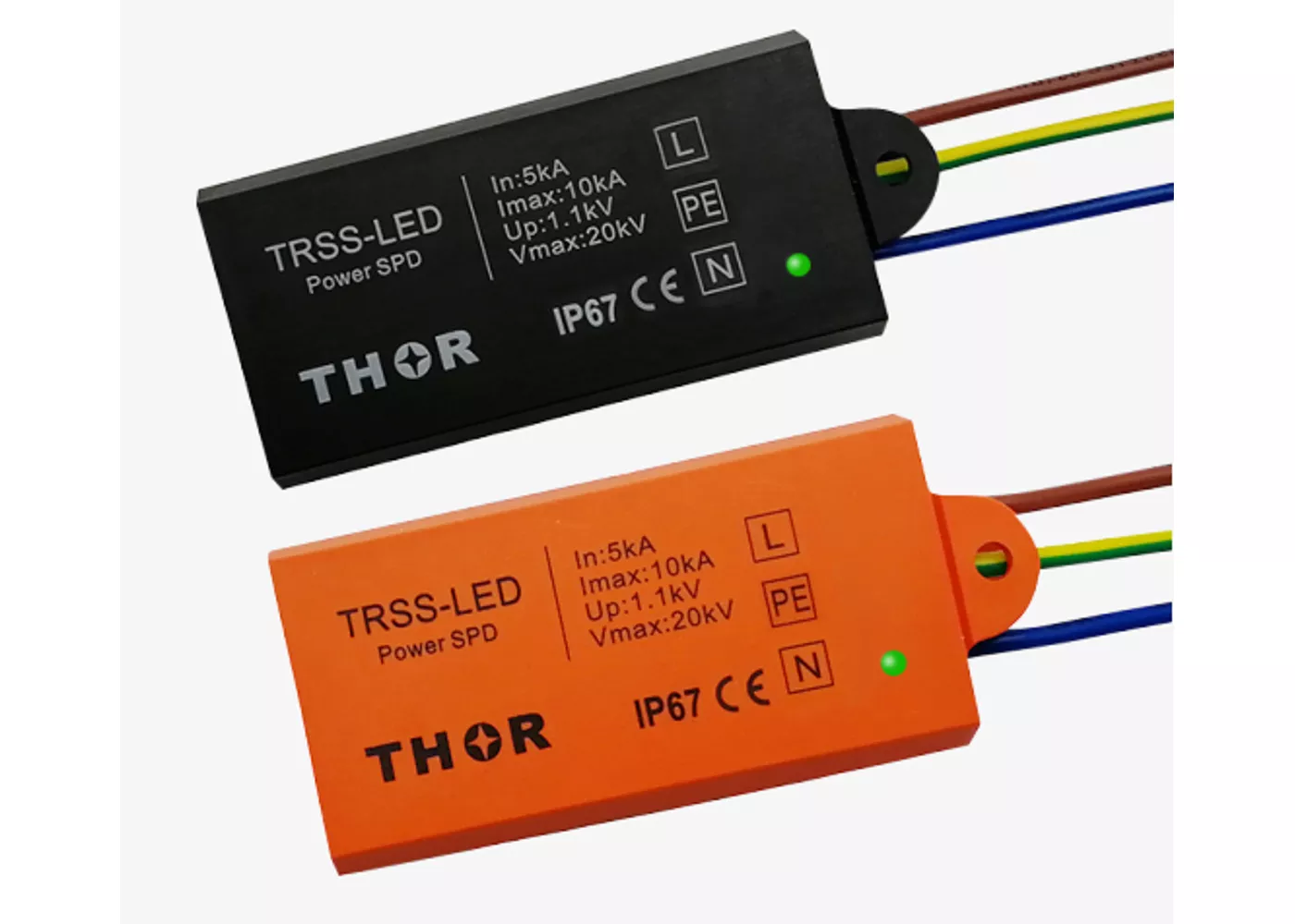 Thor TRSS-LED IP67 surge protection device for LED street light driver input